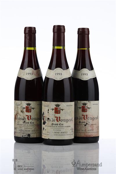 CLOS DE VOUGEOT 1993 - Denis Mortet - 3 Bottles