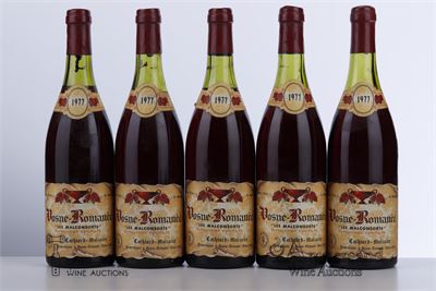 VOSNE ROMANEE LES MALCONSORTS 1977 - Cathiard Molinier - 10 Bottles