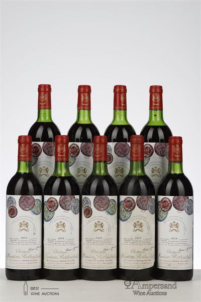 MOUTON ROTHSCHILD 1978 - Mc - 9 Bottles - Owc 12