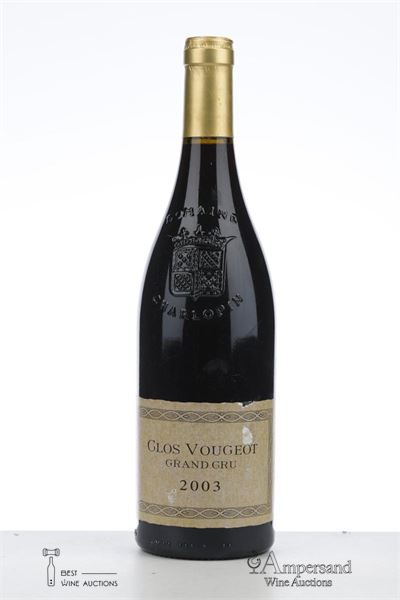 CLOS VOUGEOT 2003 - Philippe Charlopin Parizot - 1 Bottle