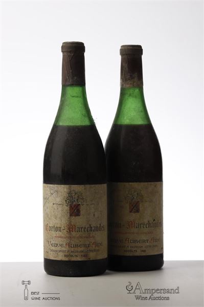 CORTON MARECHAUDES 1966 - Veuve Aubert Aine - 2 Bottles