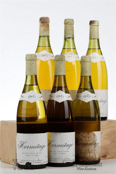 HERMITAGE BLANC 1983 - Jean Louis Grippat - 6 Bottles