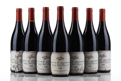 NUITS ST GEORGES LES BOUDOTS 1996 - Jean Grivot - 7 Bottles