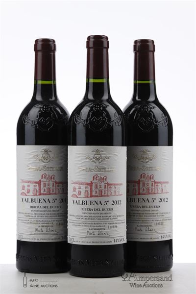VEGA SICILIA VALBUENA 5 2012 - Vega Sicilia - 3 Bottles