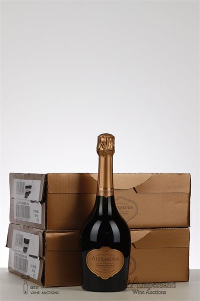 LAURENT PERRIER GRANDE CUVEE ALEXANDRA ROSE 2004 - Laurent Perrier - 6 Bottles - Oc 3