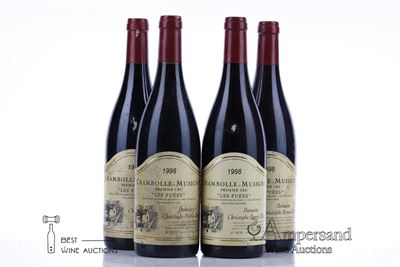 CHAMBOLLE MUSIGNY LES FUEES 1998 - Christophe Perrot Minot - 4 Bottles