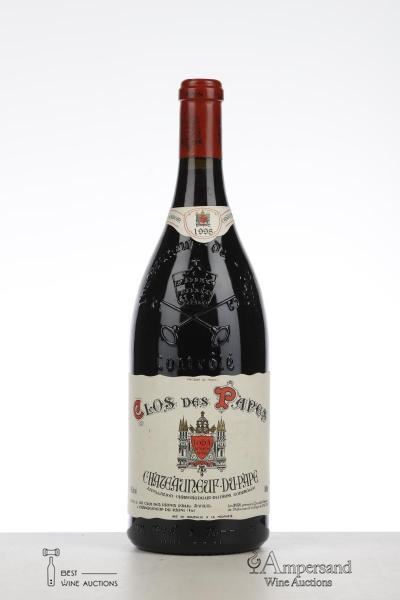 CHATEAUNEUF DU PAPE CLOS DES PAPES 1998 - Paul Avril - 1 Magnum
