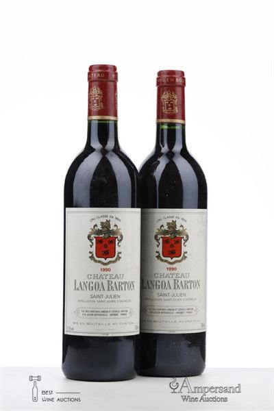 LANGOA BARTON 1990 - Mc - 2 Bottles
