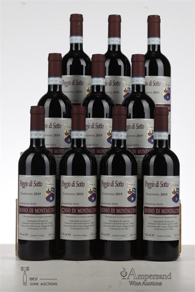 ROSSO DI MONTALCINO 2019 - Poggio di Sotto - 10 Bottles