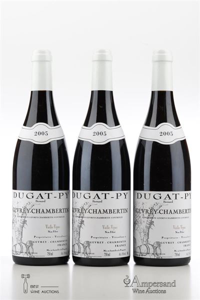GEVREY CHAMBERTIN VIEILLES VIGNES 2005 - Bernard Dugat-Py - 3 Bottles