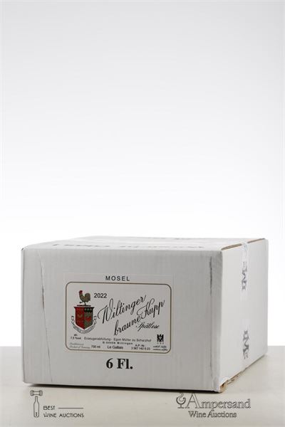 RIESLING WILTINGER BRAUNE KUPP SPATLESE 2022 - Egon Muller - 6 Bottles - Oc 6