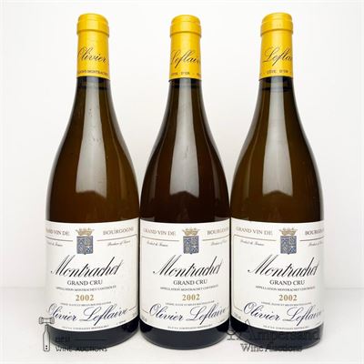 MONTRACHET 2002 - Olivier Leflaive - 3 Bottles