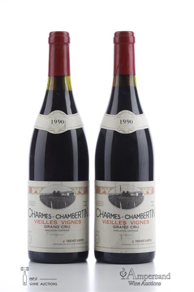 CHARMES CHAMBERTIN VIEILLES VIGNES 1990 - J.Truchot - Martin - 2 Bottles