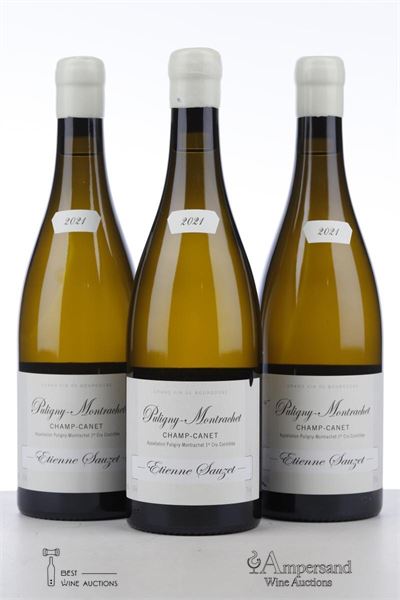 PULIGNY MONTRACHET CHAMP CANET 2021 - Etienne Sauzet - 3 Bottles