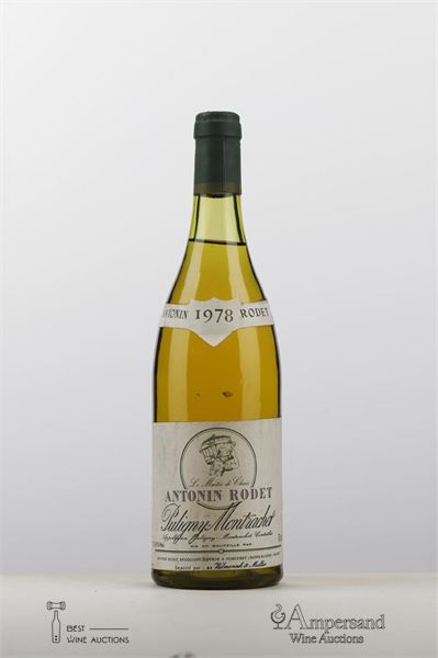 PULIGNY MONTRACHET 1978 - Antonin Rodet - 1 Bottle