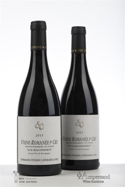 VOSNE ROMANEE AUX MALCONSORTS 2015 - Sylvain Cathiard - 2 Bottles