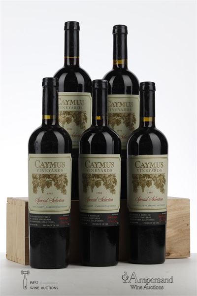 CAYMUS SPECIAL SELECTION CABERNET SAUVIGNON 1995 - Caymus Vineyards - 5 Bottles