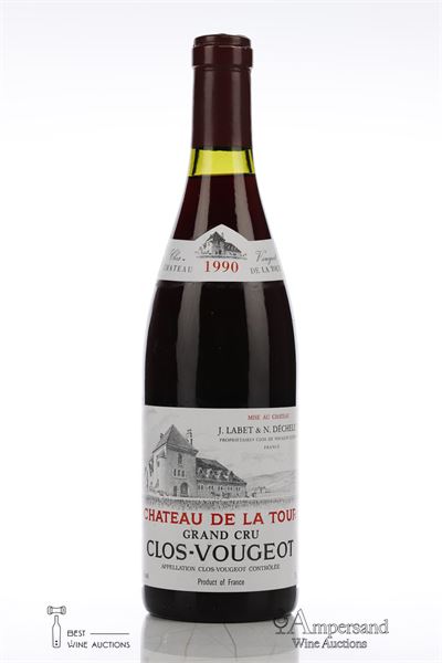 CLOS VOUGEOT 1990 - Chateau de La Tour - 1 Bottle