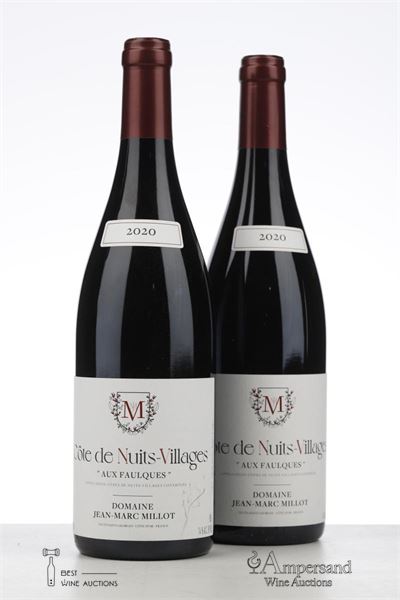 COTE DE NUITS VILLAGES AUX FAULQUES 2020 - Jean Marc Millot - 2 Bottles
