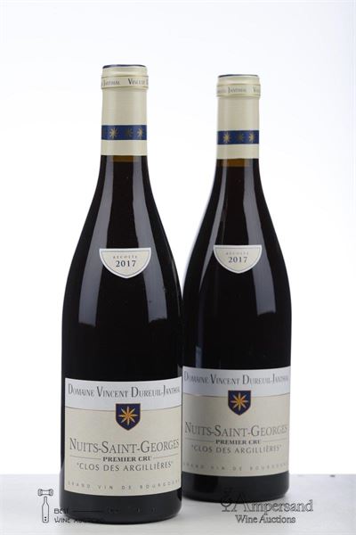 NUITS ST GEORGES CLOS DES ARGILLIERES 2017 - Dureuil Janthial - 2 Bottles