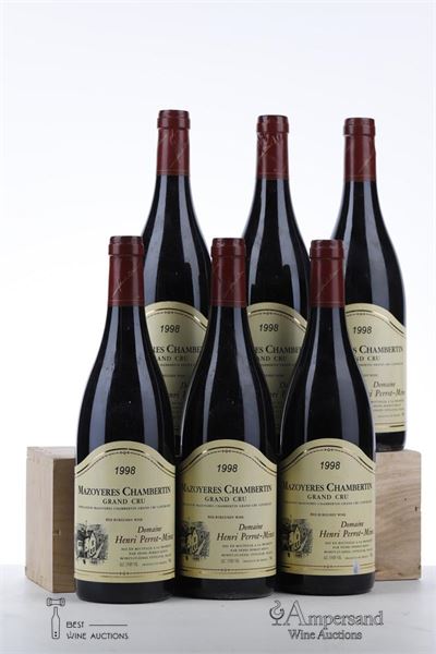 MAZOYERES CHAMBERTIN 1998 - Henri Perrot Minot - 6 Bottles