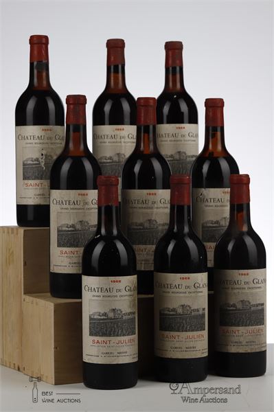 DU GLANA 1966 - Negociant - 9 Bottles