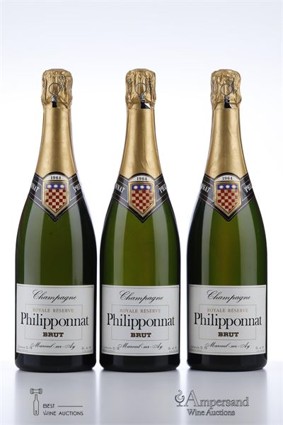 PHILIPPONNAT BRUT 1964 - Philipponnat - 3 Bottles