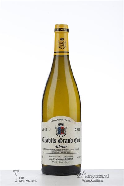 CHABLIS VALMUR 2011 - Jean Paul et Benoit Droin - 1 Bottle