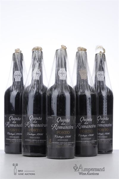 QUINTA DA ROMANEIRA VINTAGE PORT 1996 - SA da Romaneira - 5 Bottles