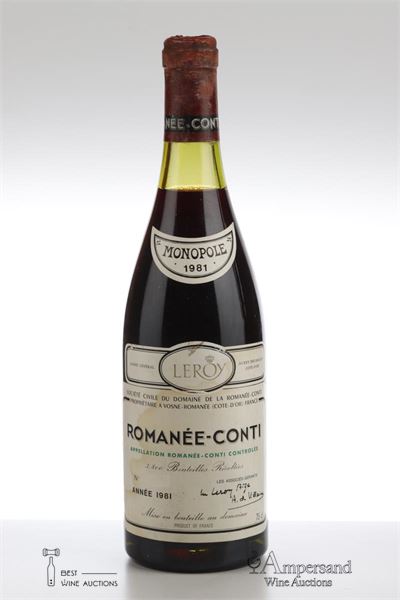 ROMANEE CONTI 1981 - Domaine de la Romanee Conti - 1 Bottle
