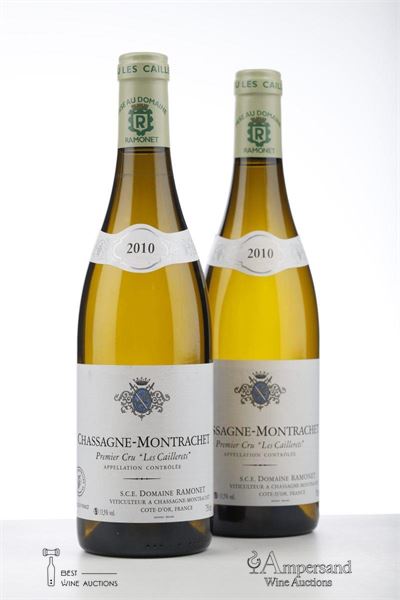 CHASSAGNE MONTRACHET BLANC LES CAILLERETS 2010 - Ramonet - 2 Bottles