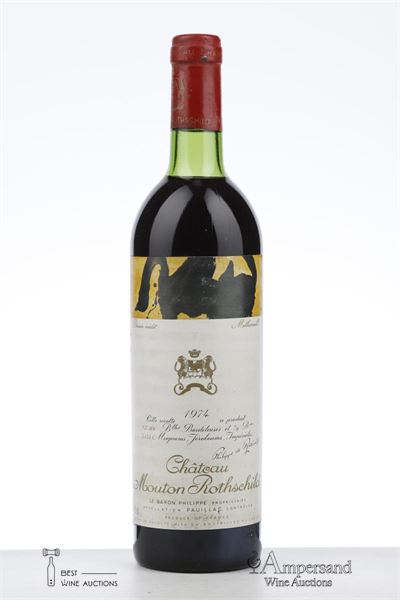 MOUTON ROTHSCHILD 1974 - Mc - 1 Bottle