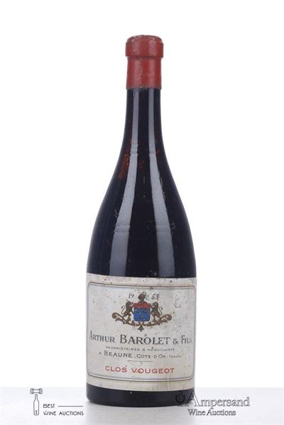 CLOS VOUGEOT 1953 - Arthur Barolet - 1 Bottle
