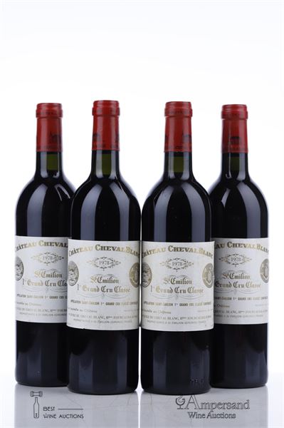 CHEVAL BLANC 1978 - 4 Bottles