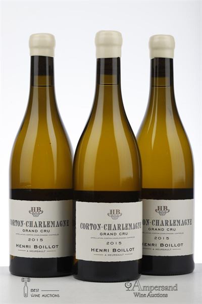 CORTON CHARLEMAGNE 2015 - Henri Boillot - 3 Bottles