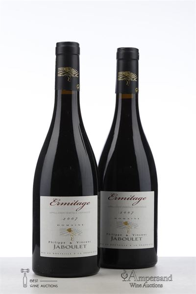 ERMITAGE ROUGE 2007 - Philippe et Vincent Jaboulet - 2 Bottles