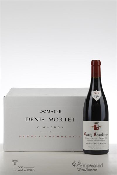 GEVREY CHAMBERTIN LAVAUX ST JACQUES 2018 - Denis Mortet - 6 Bottles - Oc 6