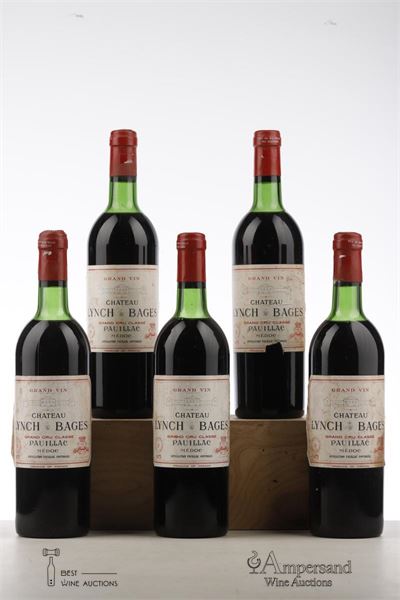 LYNCH BAGES 1975 - Mc - 5 Bottles
