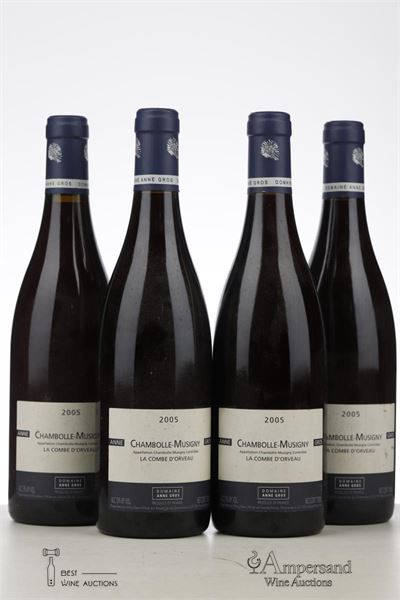 CHAMBOLLE MUSIGNY LA COMBE D'ORVEAU 2005 - Anne Gros - 4 Bottles