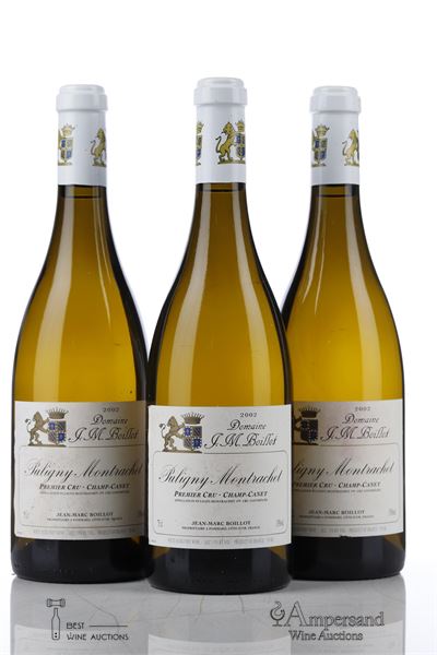 PULIGNY MONTRACHET CHAMP CANET 2002 - Jean Marc Boillot - 3 Bottles