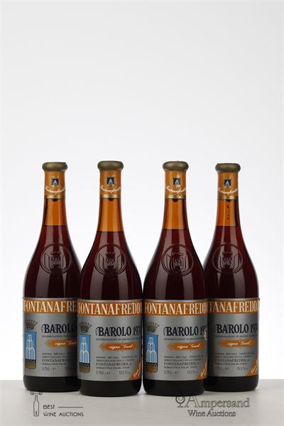 BAROLO VIGNA GARIL 1974 - Fontanafredda - 4 Bottles