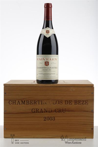 CHAMBERTIN CLOS DE BEZE 2003 - Faiveley - 6 Bottles - Owc 6