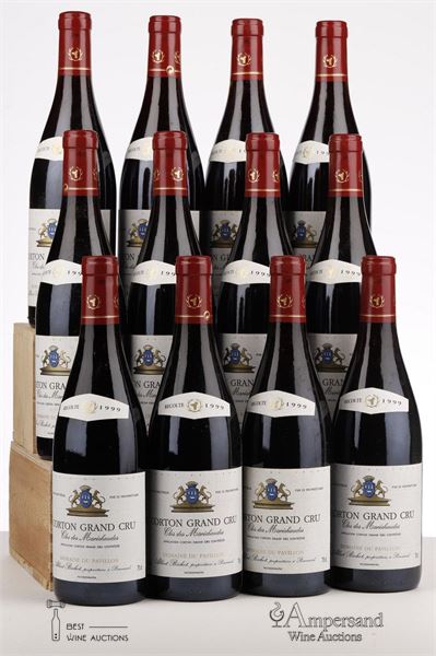 CORTON CLOS DES MARECHAUDES 1999 - Albert Bichot - Domaine du Pavillon - 12 Bottles