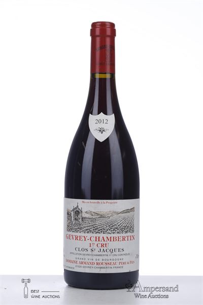 GEVREY CHAMBERTIN CLOS ST JACQUES 2012 - Armand Rousseau - 1 Bottle