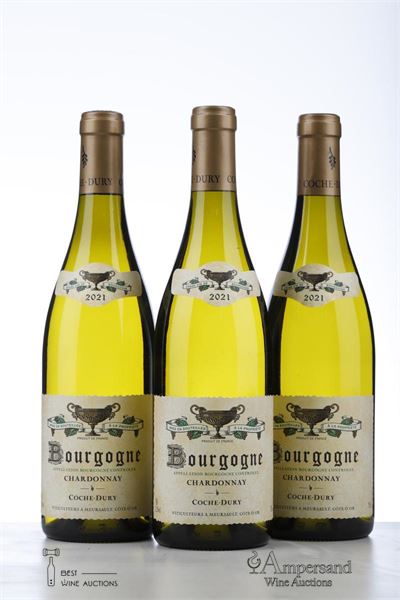 BOURGOGNE CHARDONNAY 2021 - Coche Dury - 3 Bottles