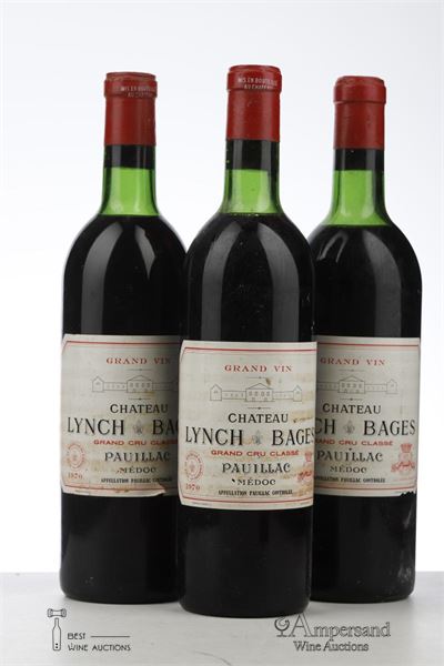 LYNCH BAGES 1970 - Mc - 3 Bottles