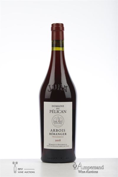 ARBOIS BERANGER TROUSSEAU 2018 - Domaine du Palican - Marquis D'Angerville - 1 Bottle