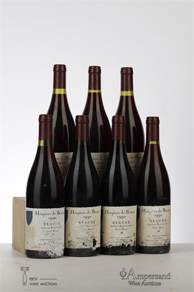 HOSPICES DE BEAUNE BEAUNE CUVEE BRUNET 1990 - G. Prieur - 7 Bottles