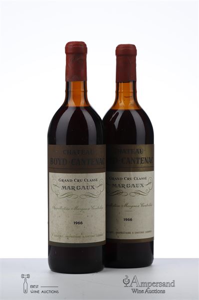 BOYD CANTENAC 1966 - Negociant - 2 Bottles