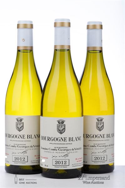 BOURGOGNE BLANC 2012 - Comte de Vogue - 3 Bottles